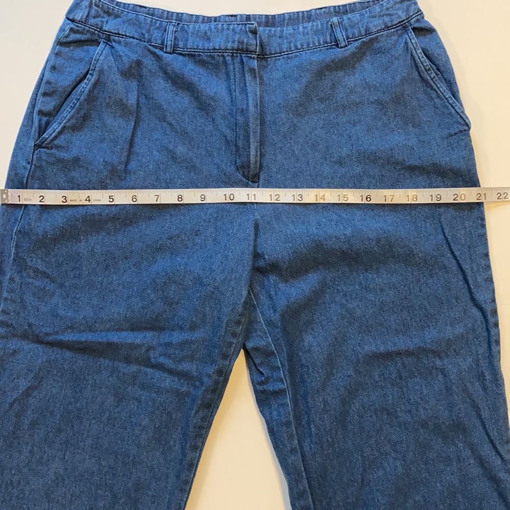 Kim Rogers SZ 10 Capri Denim Blue Jeans D20 - Picture 8 of 11